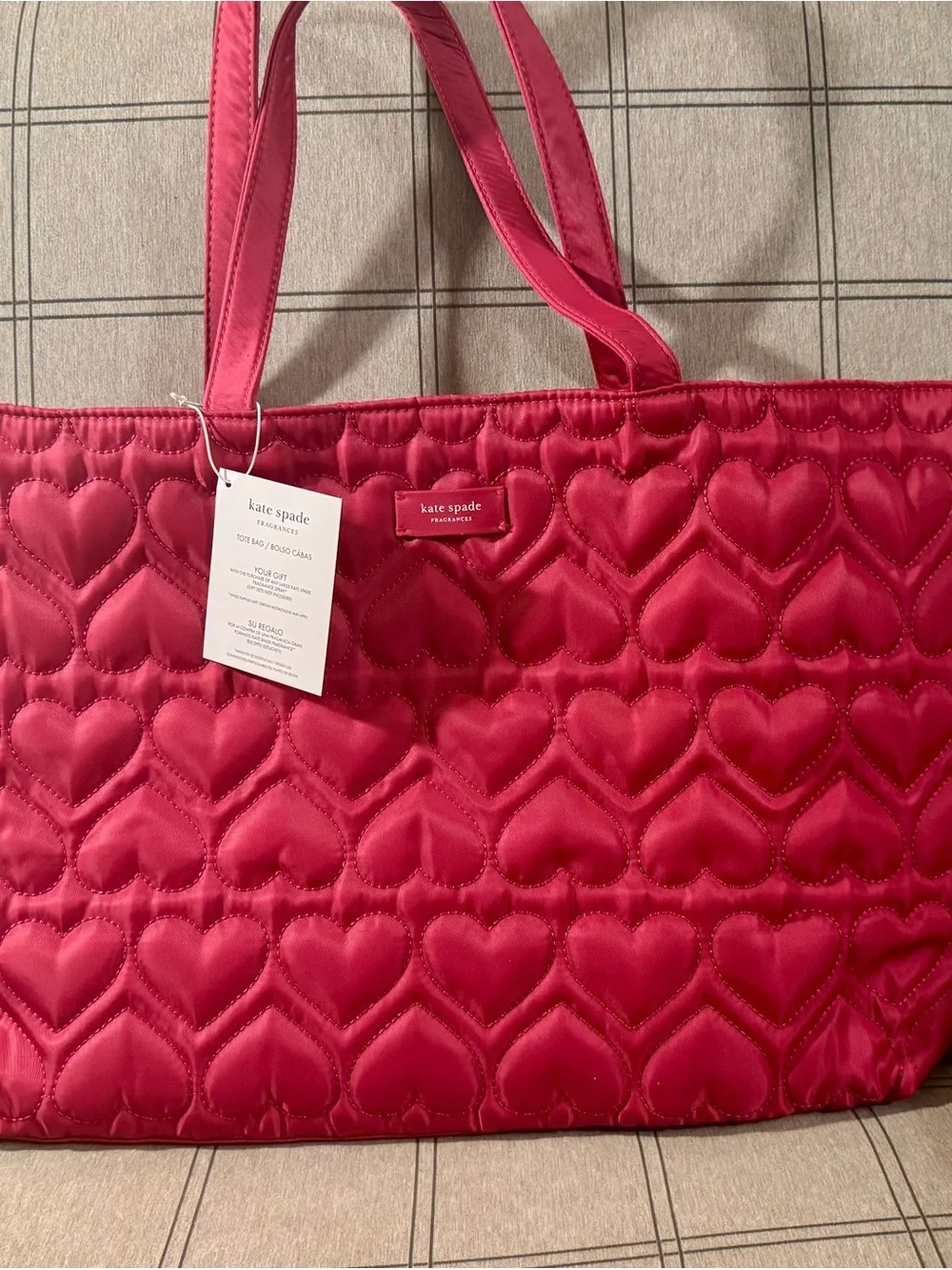 kate spade quilted tote